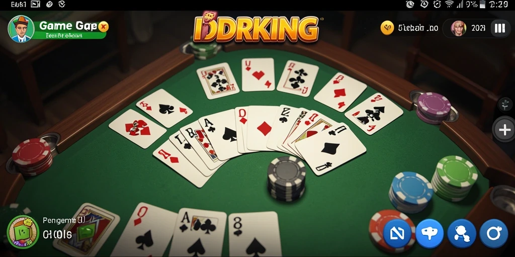 Tampilan gameplay Gaple yang menarik di IDRKING.