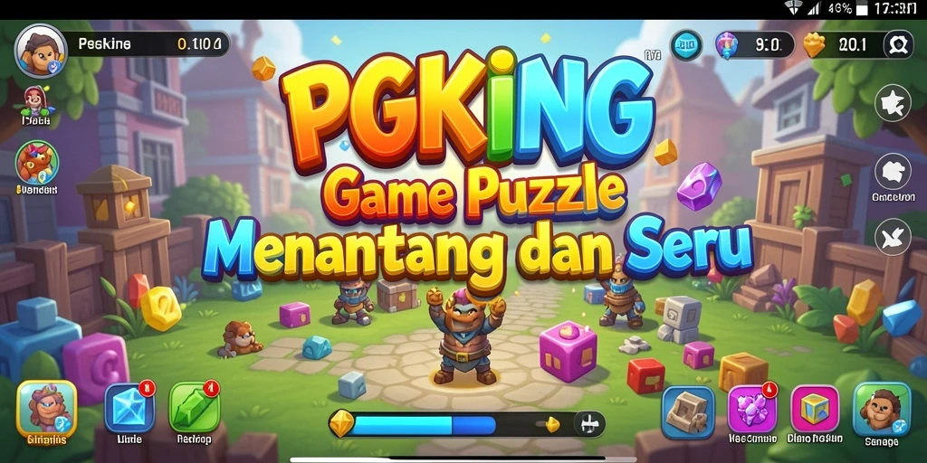 Tampilan gameplay menarik dari PGKING yang penuh tantangan.