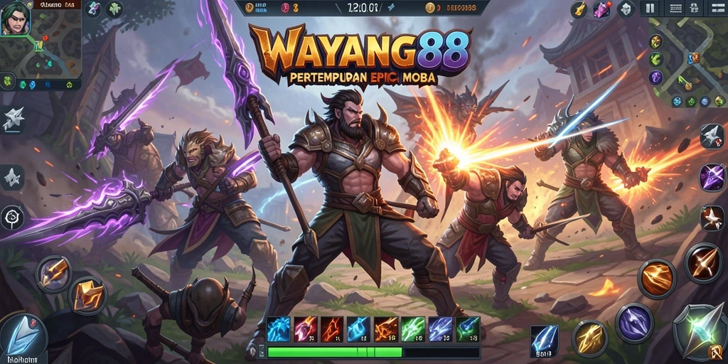 Gameplay seru di <strong>WAYANG88</strong> dengan aksi MOBA yang mendebarkan.